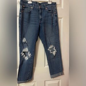 GAP Boyfriend Ripped Jeans